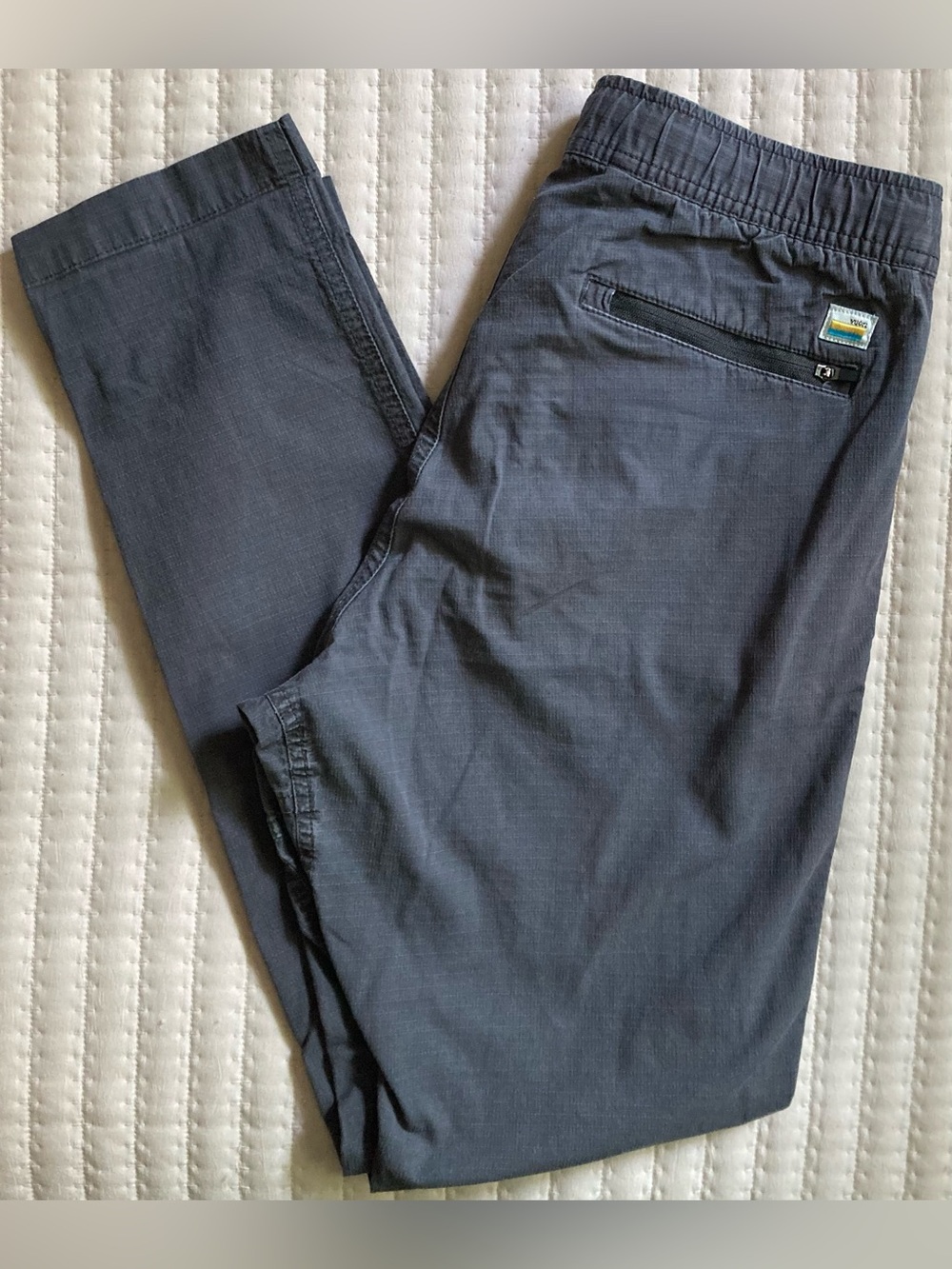 Vuori Ripstop Climber Pants Men’s Small 30x30 Gray Elastic Cotton Stretch V412